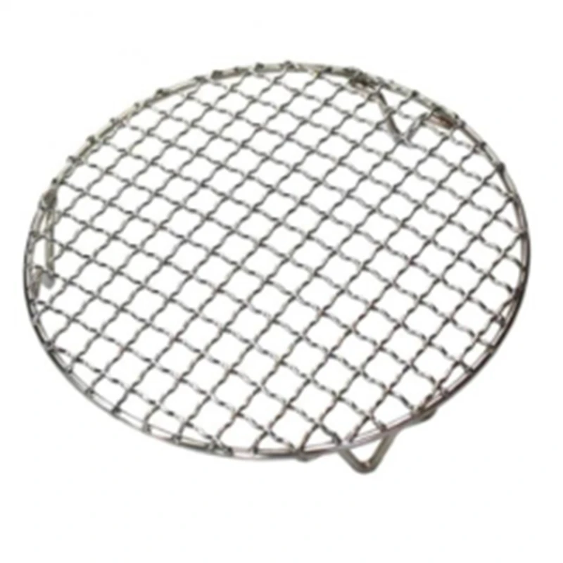 

1 Piece Non Stick Bbq Mesh Cooking Tools Stainless Steel Baking Net Grilling Mat Barbecue Grate With Legs