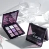 9-color eyeshadow palette | White, purple, silver, pink, black, multi-color series | Waterproof and long-lasting | Essential for 6