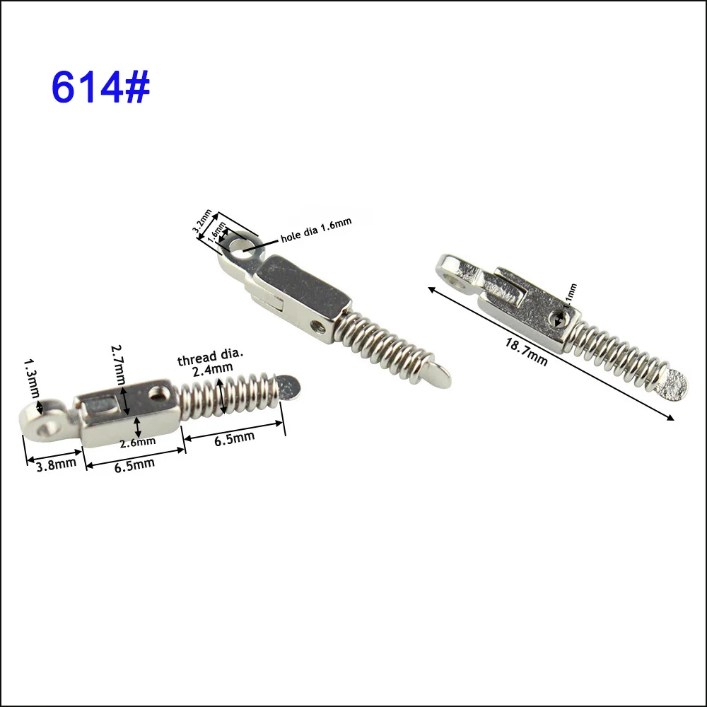 100 Stück Brillen-Federeinsatz, Brillenreparatur, Flex-Bügel, optischer Rahmen, kaputtes Ersatzteil, viele Größenoptionen – Detail 20