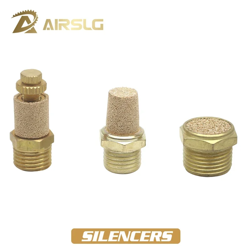 

Pneumatic Brass Exhaust Muffler BSL BMSL BESL M5 1/8" 1/4" 3/8" 1/2" Throttle Silencers Fitting Noise Filter Reducer Connector