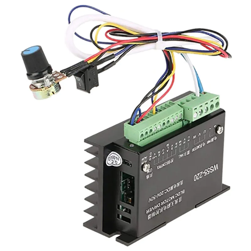 WS55-220 DC 48V 500W CNC 모터 드라이버 컨트롤러 BLDC 모터 드라이버 컨트롤러 스텝 모터 드라이버 20-50 VDC 전력 공구