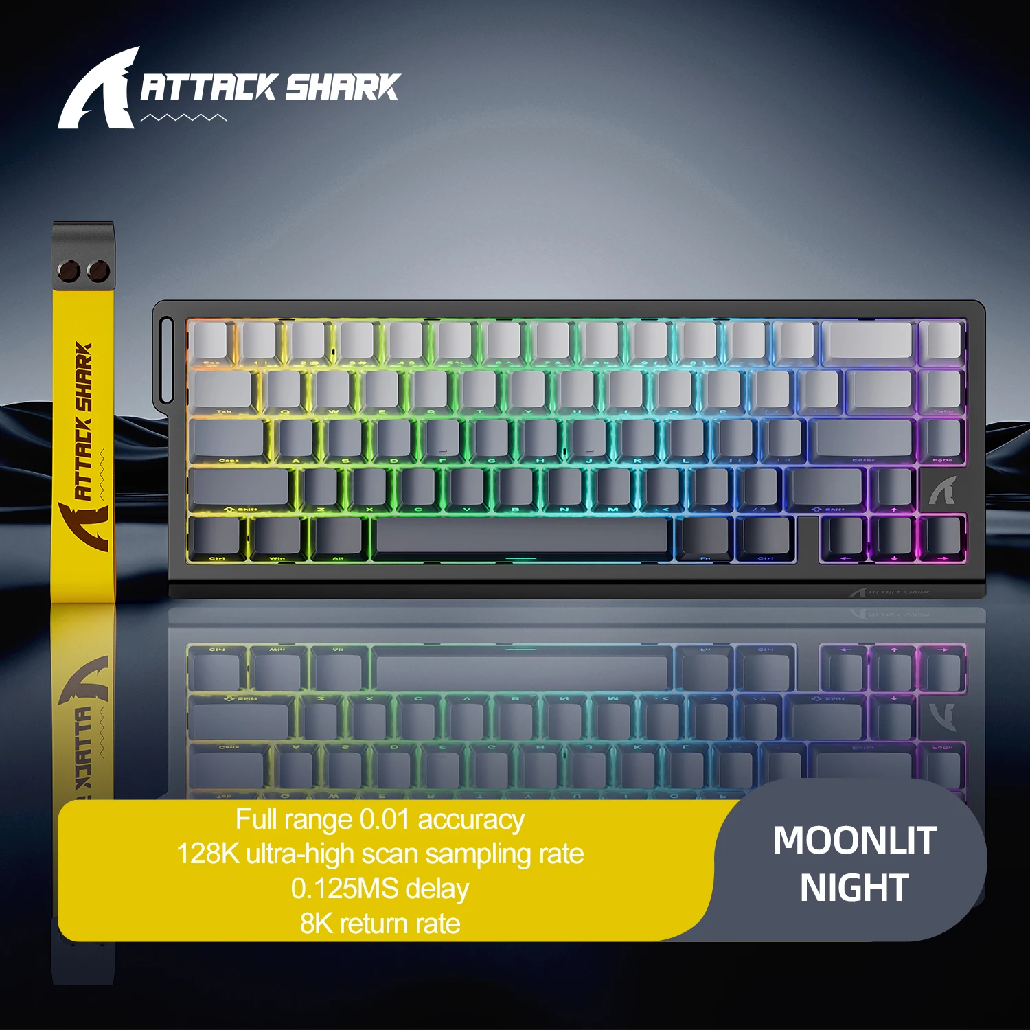 Attack Shark x68heゲーミングキーボードrgb磁気スイッチ8k