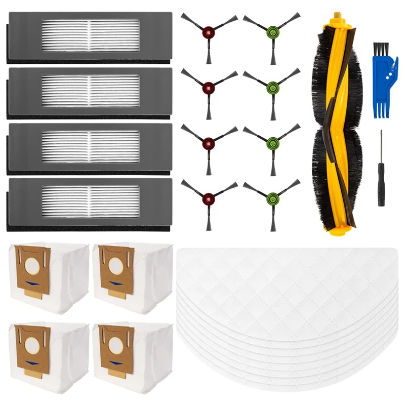 

1 комплект, аксессуары для робота-пылесоса ECOVACS DEEBOT T8 AIVI T8 MAX N8 Pro N8 Pro + Yeedi Vac/Yeedi Vac Max