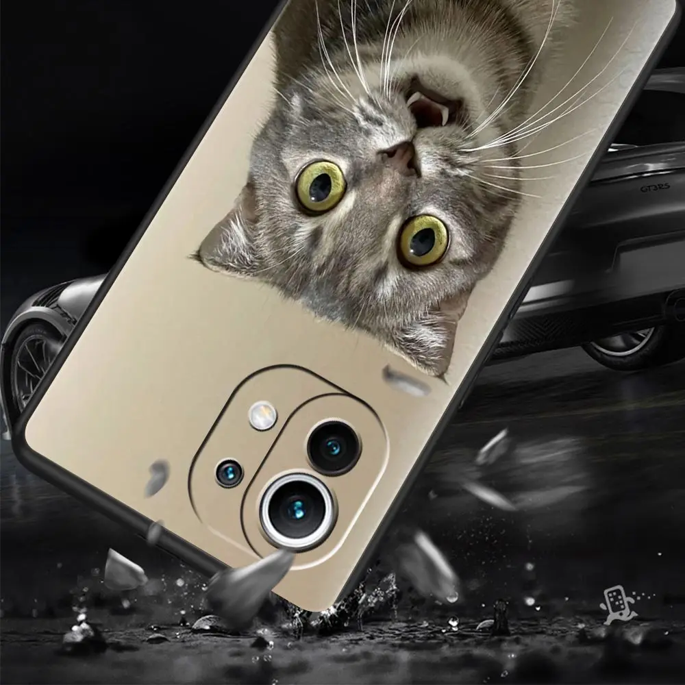 Funny Cartoon Korean Cat Couple Phone Case Cover