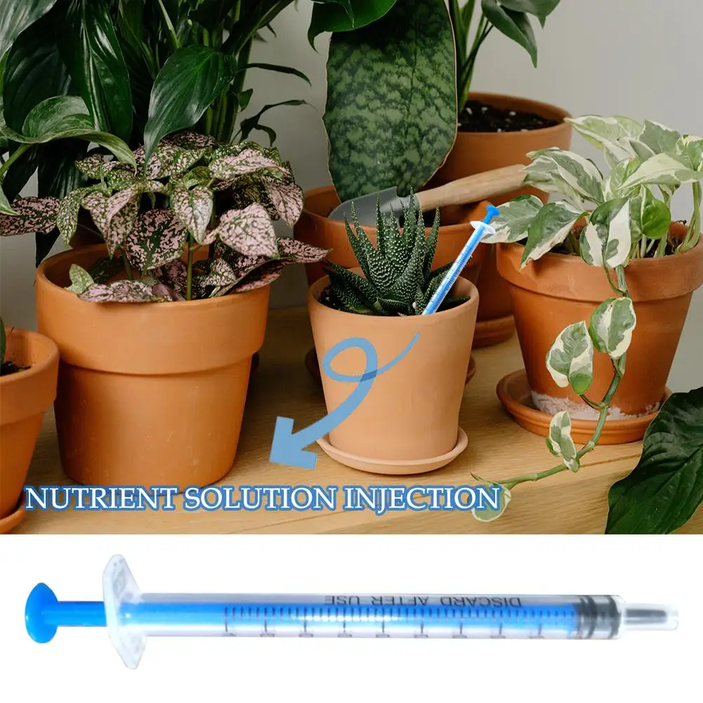 10pcs Disposable Syringe 1ml Straight Mouth Silicone Industrial Syringe Hydroponics Stopper Tool Sampler Nutrient R V1B5