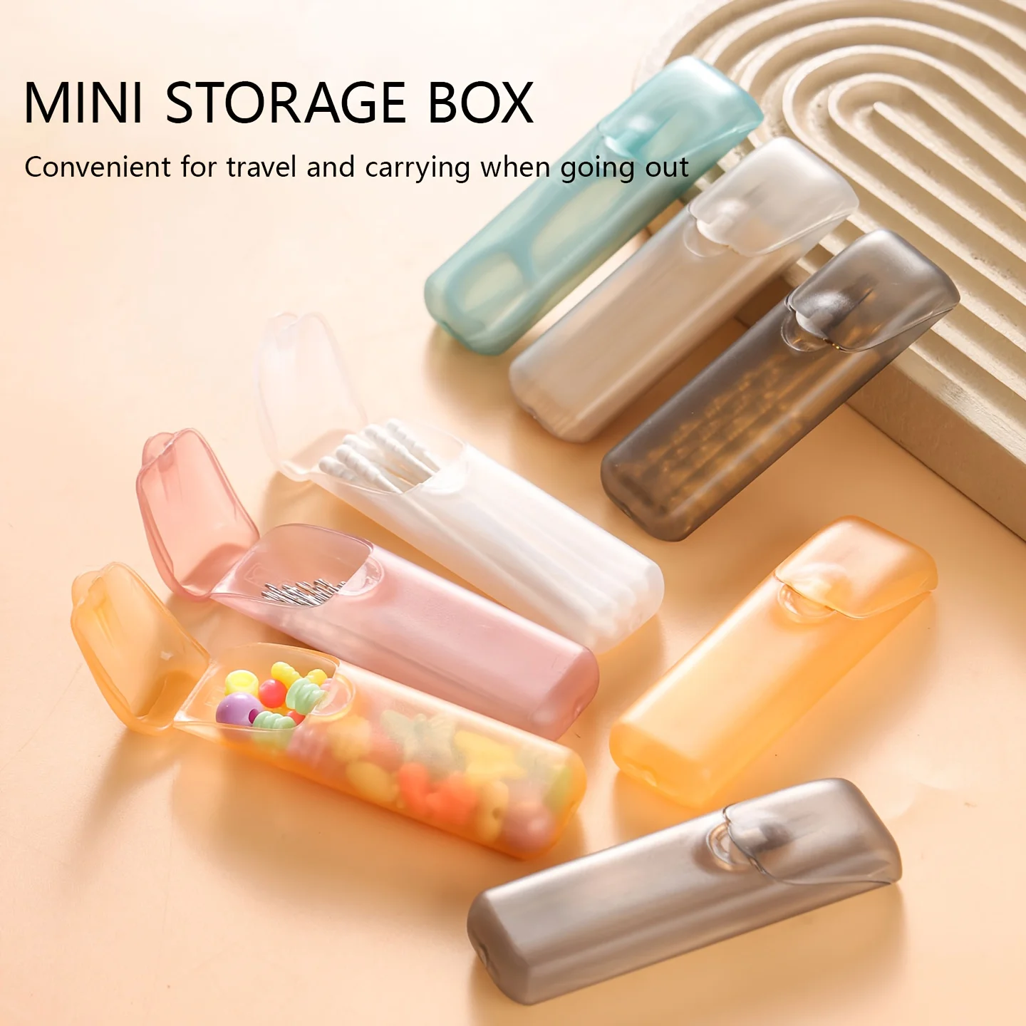 Toothpick Storage Boxes 5pcs Holder Lid Home Kitchen Dining Table Hotel Restaurant Portable Case