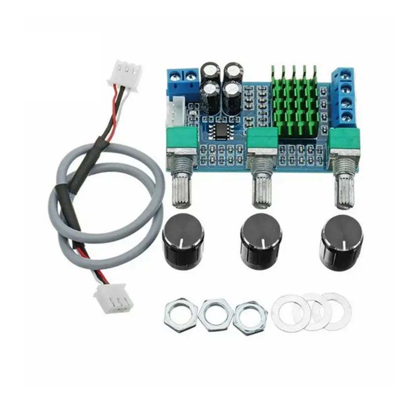 XH-M567 TPA3116D2 Dual Channel Digital Amplifier Board High Low Adjust