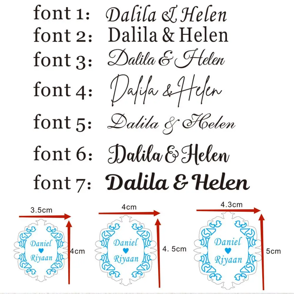 20/50/100Pcs Personalized Wedding Tag Acrylic Chocolate Sign Custom Name  Engagement Baby Shower Guest Gift Tag Decoration