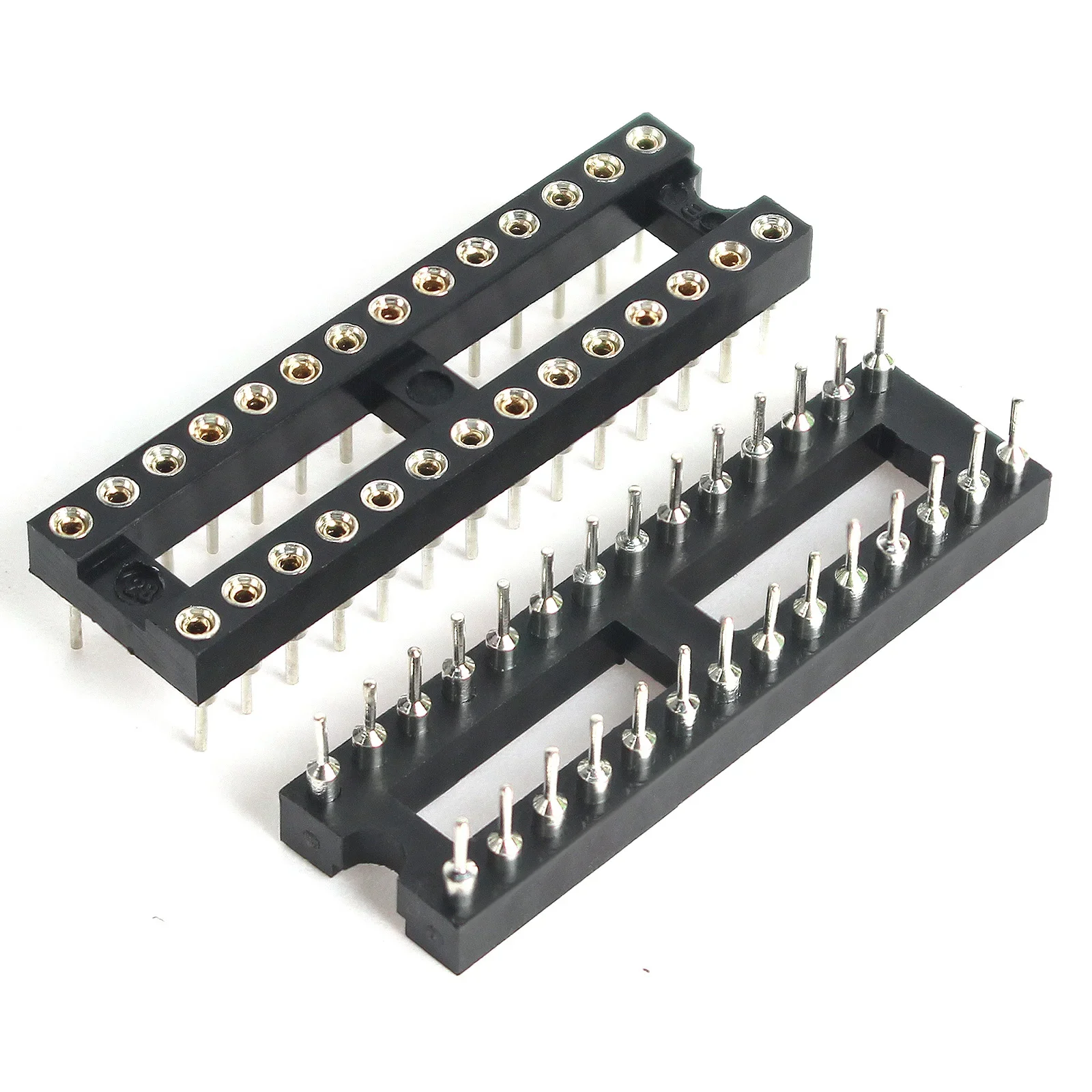10PCS Circular IC Socket Set - 2.54mm Pin Connector Assortment
