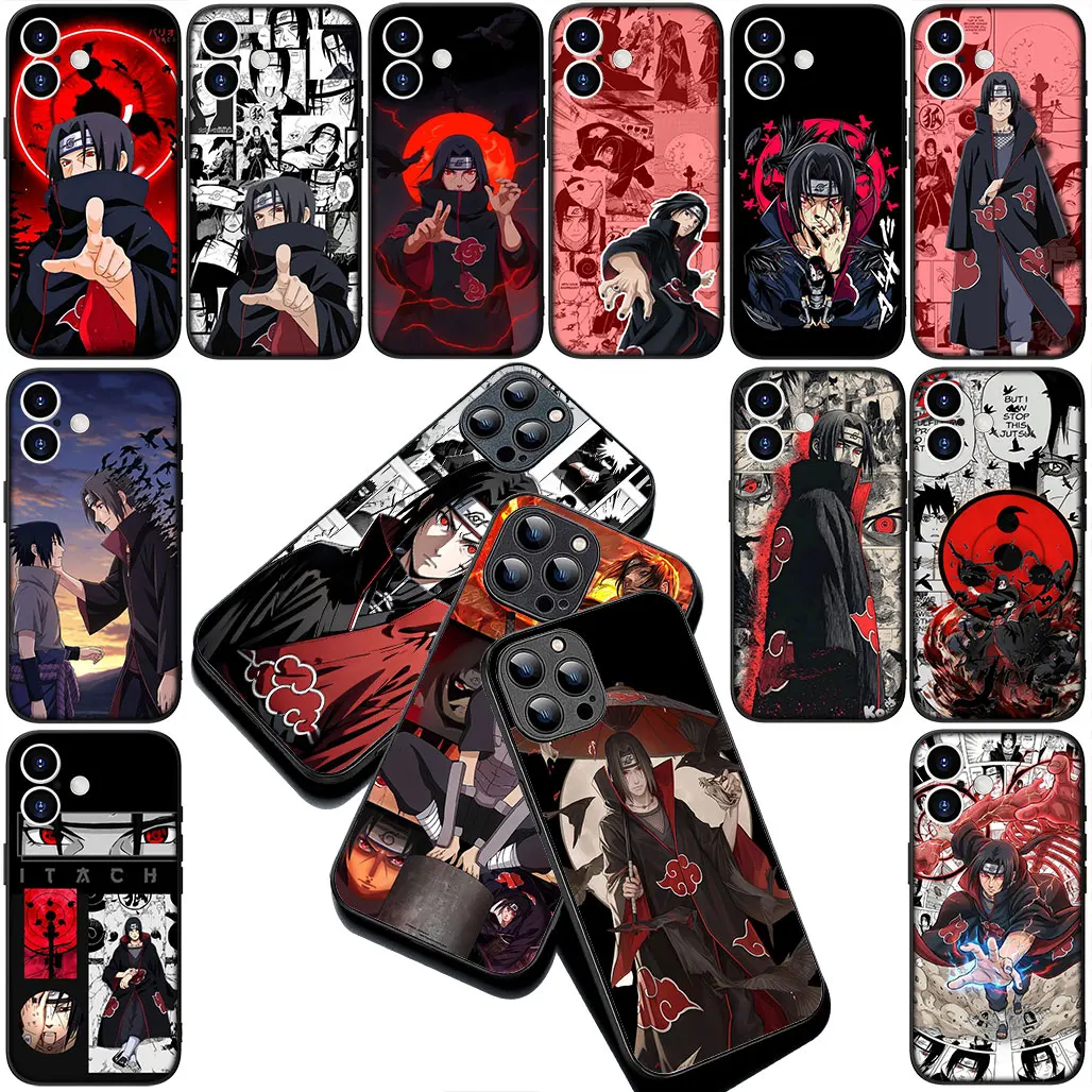 Anime Uchiha Itachi Naruto Silicone Phone Case Cover