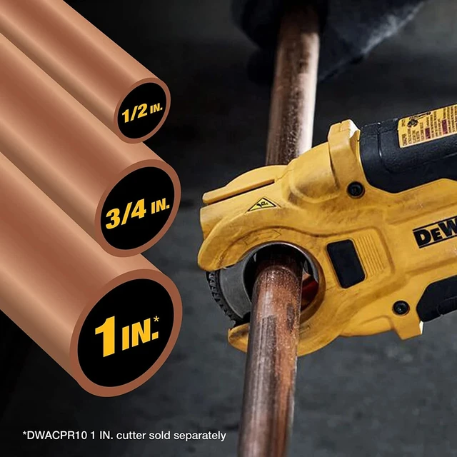 DeWalt-銅パイプパイプパイプ,パイプカッター,金属切断,PVC/ペックス 