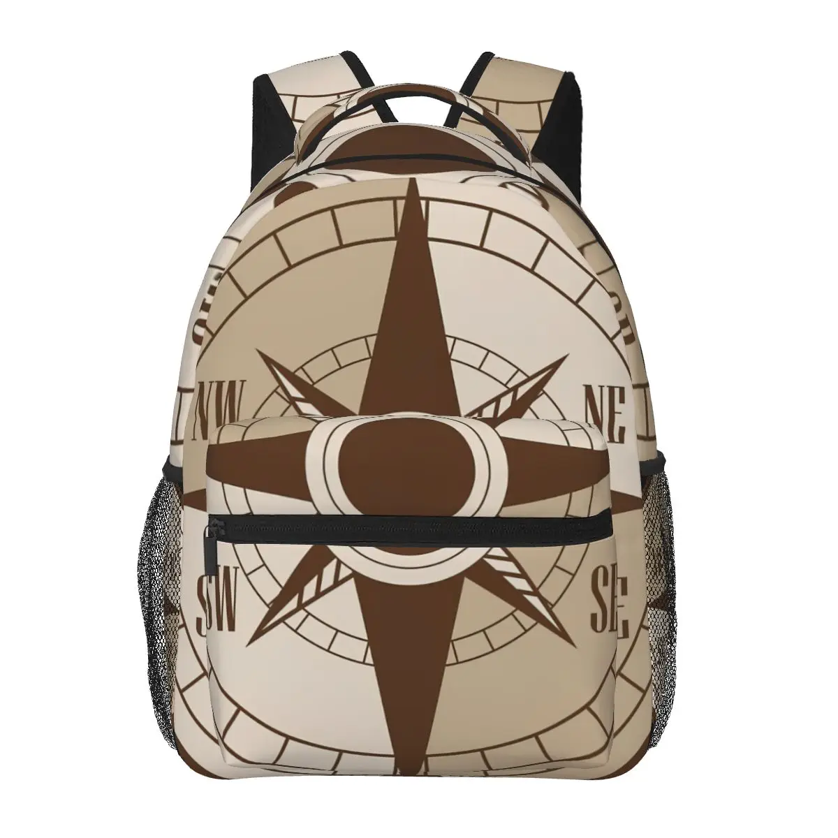 

Antique Style Compass Rose Backpack for Girls Boys Travel RucksackBackpacks for Teenage school bag