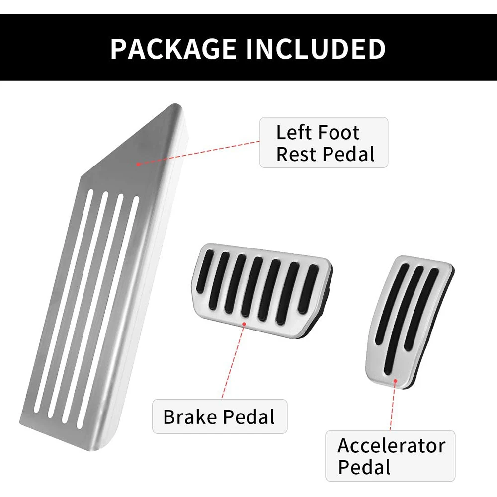 Car Foot Pedal Pads Brake Rest Gas Pedal Brake Pedal for Y