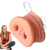 Забавная латексная маска со свиньей, искусственный нос свиньи, детские сувениры на Хэллоуин, подарки для детей и взрослых, маскарадная вечеринка, реквизит для косплея, декор для вечеринки — изображение 2