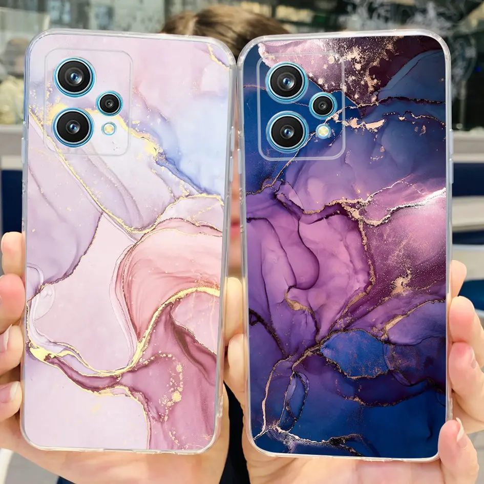 Transparent Flower Silicone Soft Case - Enhanced Protection for Realme 9 Pro & Pro Plus