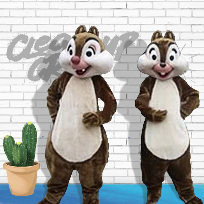 Squirrel mascot Costume Cosplay Holiday Celebration Fancy Dress Party Cartoon Anime Chase Performance Dress Christmas Gift