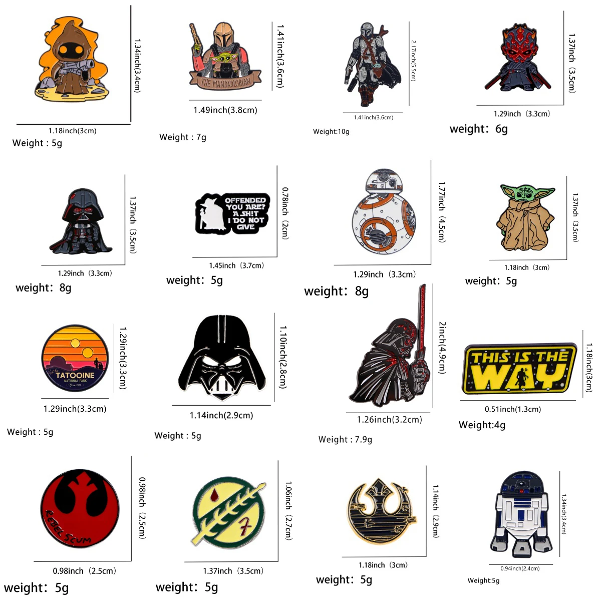 Broches Pins Star Wars