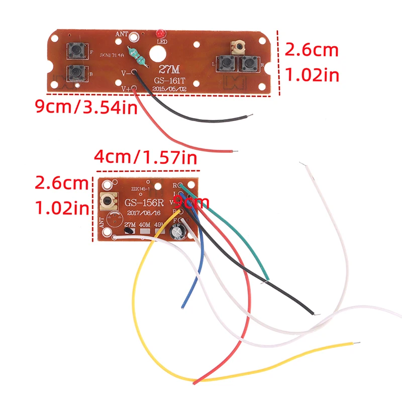 Télécommande RC 2.4GHz pour Voiture, Bateau, Tank - Émetteur 4 Canaux
