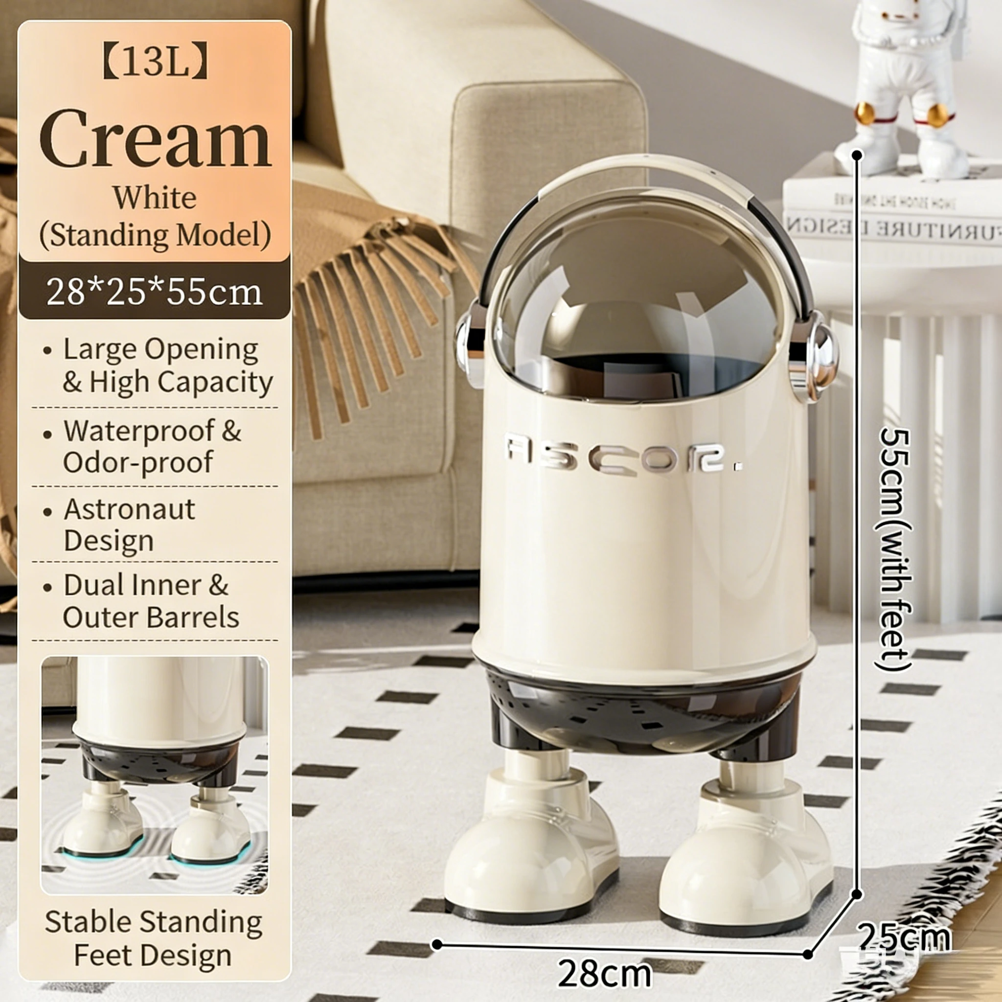 Cream White - 13L
