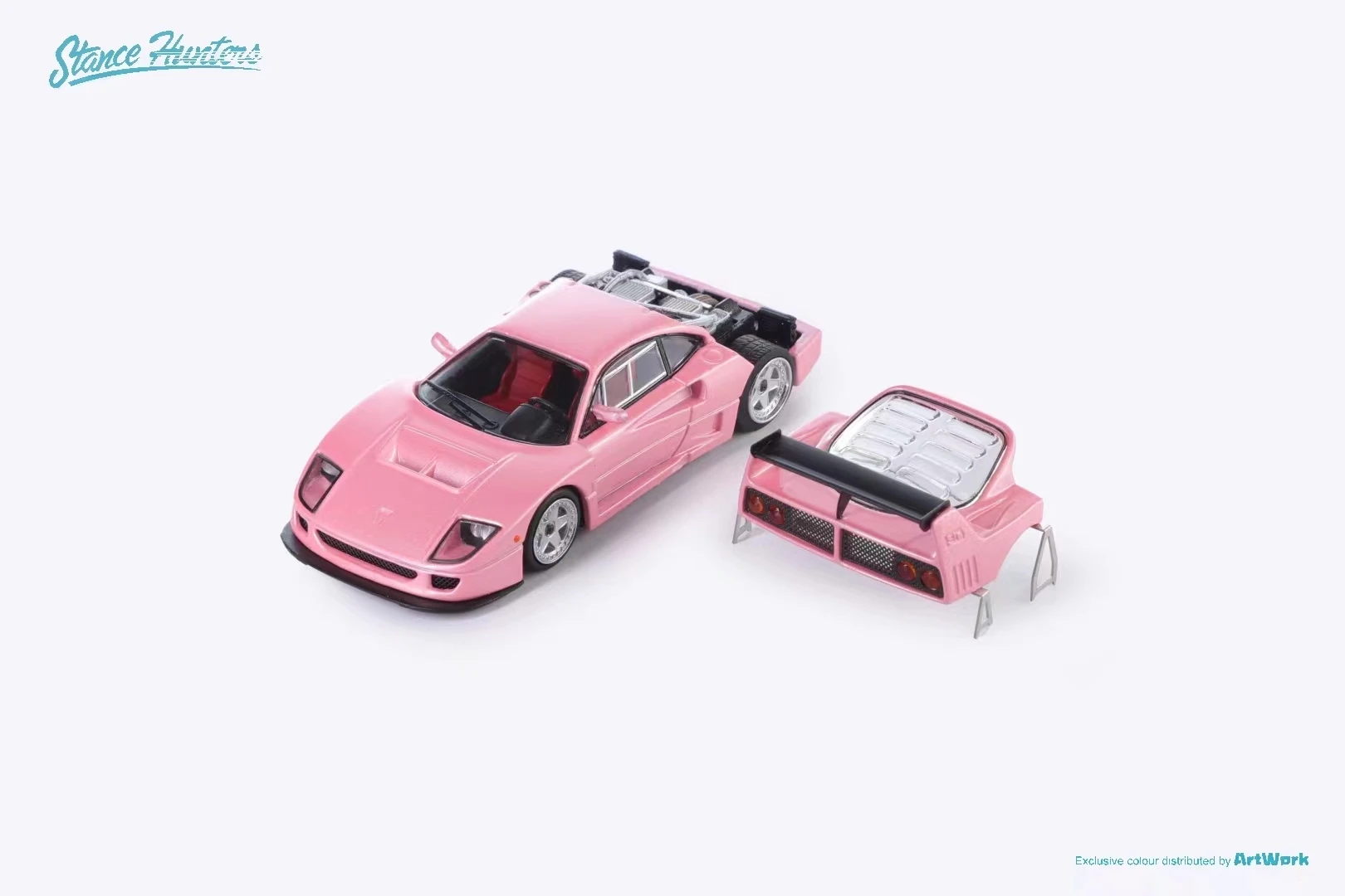 Stance Hunters SH 1:64 sports car F40 LM alloy car model