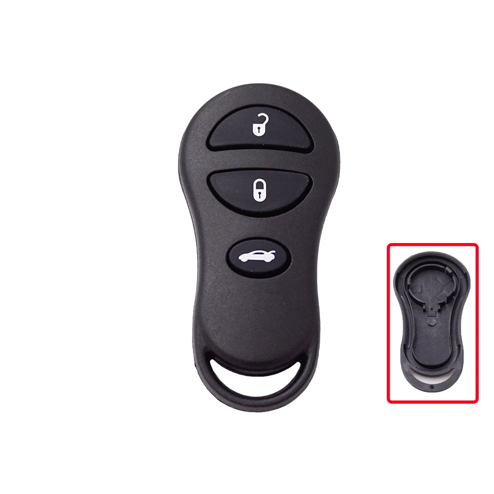 Remote Car Key Shell Case for Chrysler PT Cruiser Town & Country Dodge Ram 1500 Caravan Jeep Keyless