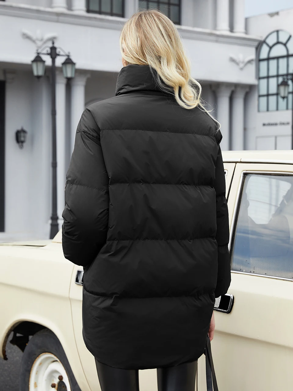 Astrid 2022 winter women's jackets Mid-length Coat Hooded Design stand collar parka Female fashion clothing ZR-7574