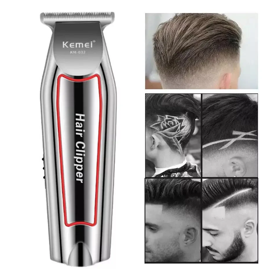 Hair Trimmer Kemei Professional Hair Trimmer Electric Beard Trimmer For Men Hair Clipper Cutter Machine Haircut Grooming Kit KM-032