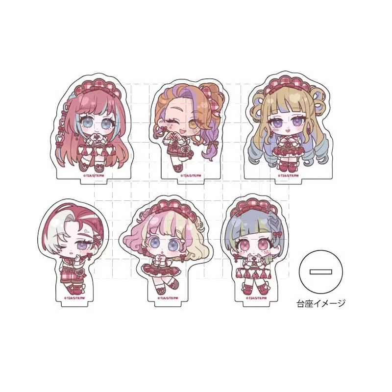 

Игра Waccha PriMagi Anime Amauri Miruki Sumeragi акриловая искусственная мини-фигурка модель пластина Косплей игрушка для подарка