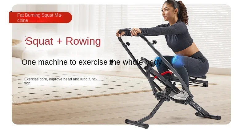 Horse riding machine Exercise equipment Home riding machine Foldable, efficient fitness, thin belly does not occupy an area