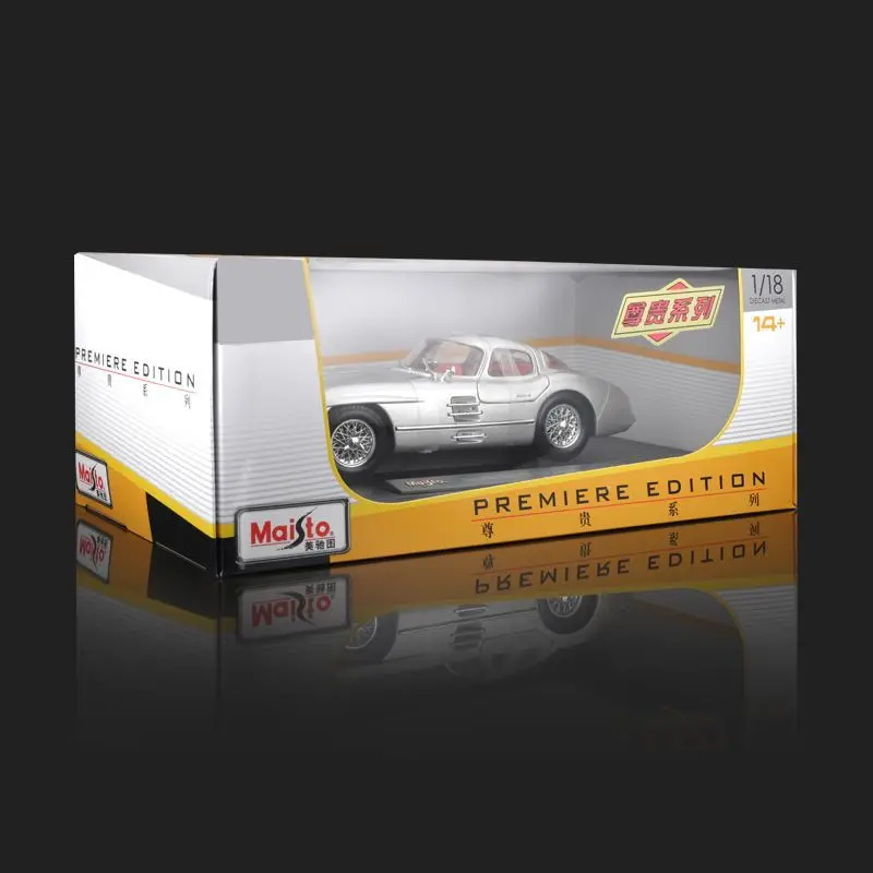 Maisto 1:18 Mercedes Benz 300 SLR Vintage Car Diecast Model