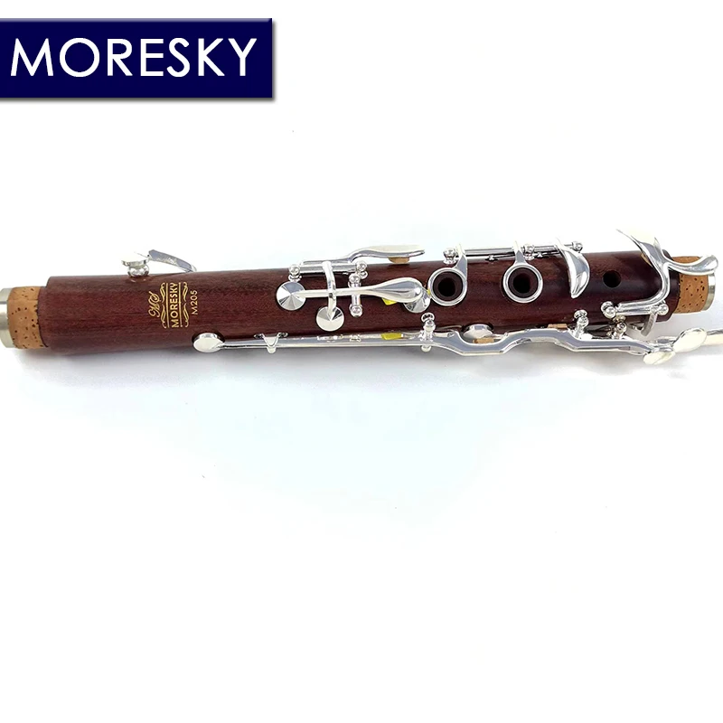 MORESKY Oehler System Clarinet Redwood G Tune Mopane Turkish Silver Plated Keys M205