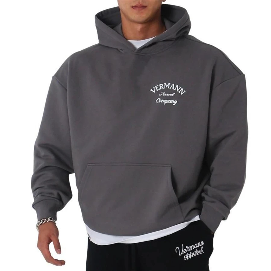 Hoodie Men Autumn Winter Hip Hop Oversized Sweatshirt Men Fashion Clothing Loose letter hoodie Sweatshirt Keep Warm Pullover