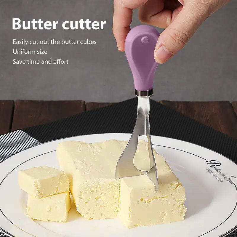 Cheese Slicer Stainless Steel Cheese Butter Cutter Cake Spatula Handheld Slicer Hard Cutter Kitchen Gadgets