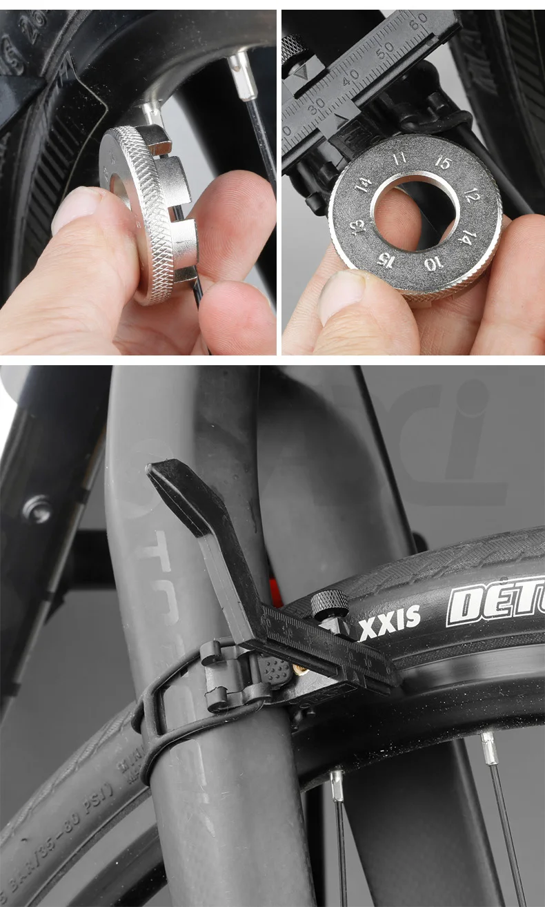 Mini Fahrrad Rad Abrichten Ständer Fahrrad Felgen Einstellung Werkzeuge MTB Fahrrad Rad Reparatur Werkzeuge Radfahren Zubehör – Detail 8