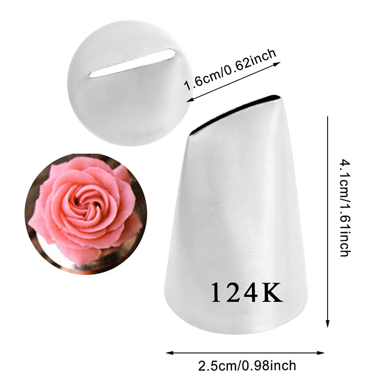 Drop Flower Nozzle 2d Piping Tip Rose Rose Tip Piping Nozzle