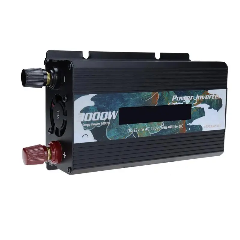 

5000W Peak Solar Power Inverter 12V 220V/110V USB LED Modified Sine Waves Voltage Car Adapter Charge Converter
