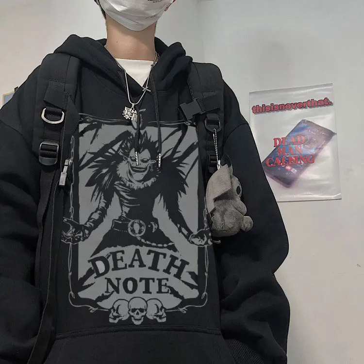 Chaud Anime Death Note pull Ryuk imprimer à capuche hommes femmes