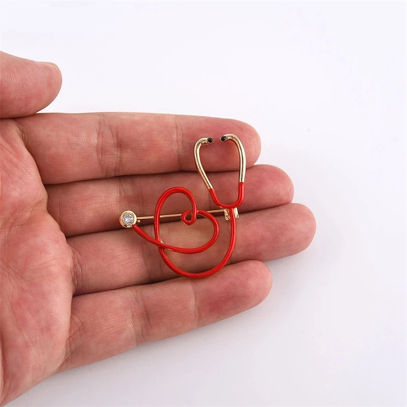 Tny Stethoscope Enamel Pn | Accesoros Enfermera, Regalos Para Medcos, Joyas Para La Mano - Foto 4