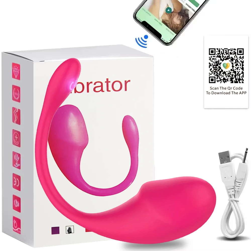 Wireless APP Control Vibrating Egg Remote Vibrators Powerful G Spot Dildo Vagina Massager Bluetooth Sex Toy for Women Clitoris