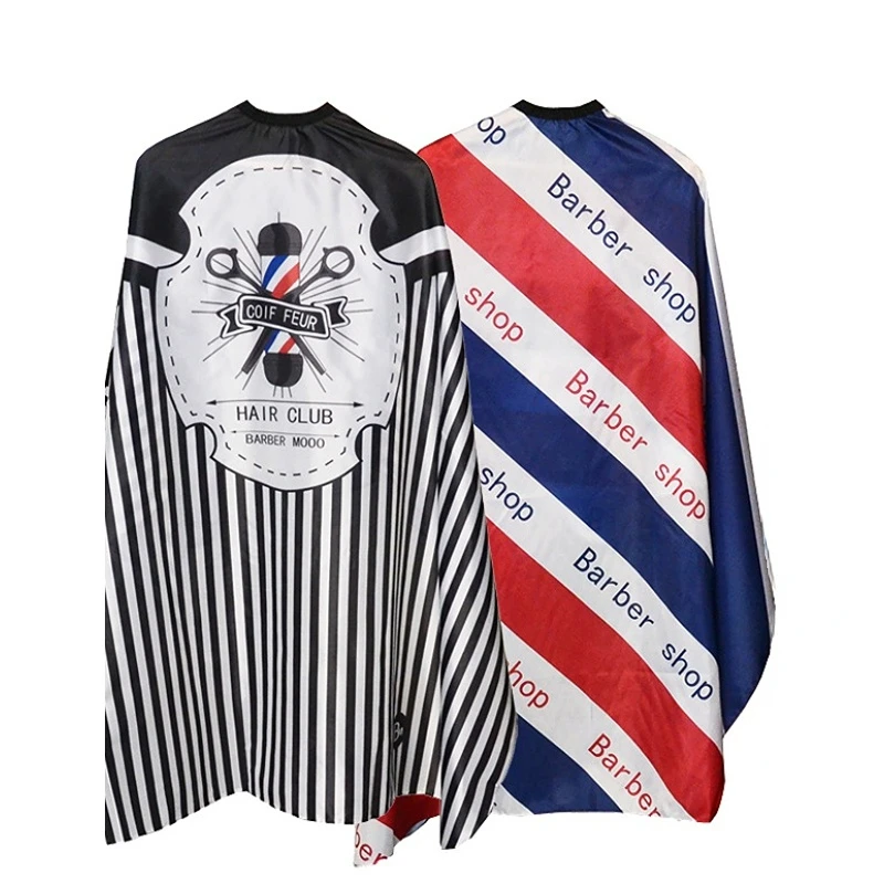 

Hair Waterproof Cloth Salon Barber Cape Professional Stylist Retro Dressing Pattern Cutting Hairdresser Hair Cutting Cape