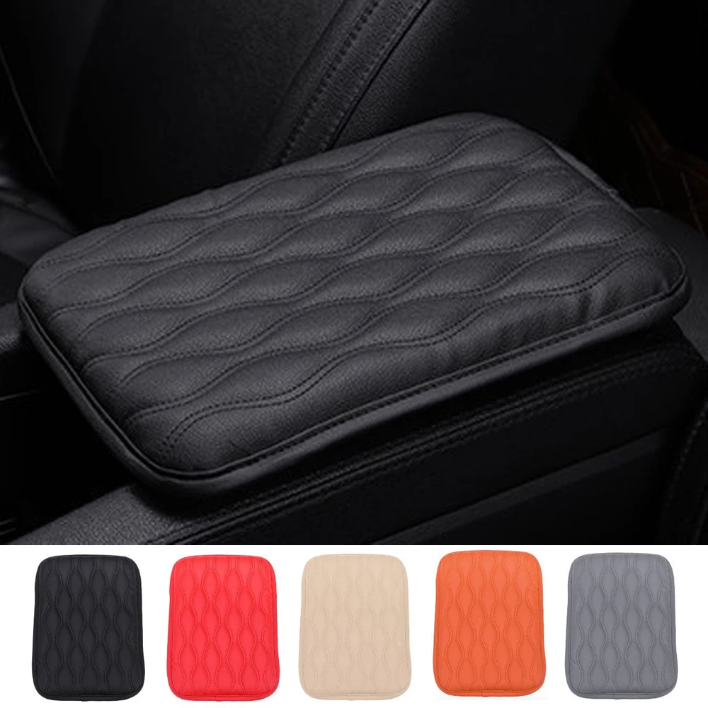 Copertura Del Bracciolo Dell'Auto Per Mercedes Benz Slk Slc A Amg A45 Amg C Amg C63 Amg E Amg E55 Amg Gt Amg Pu Leather Car Bracciolo Box Mat
