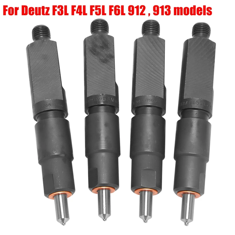 

4 PCS New -Diesel Fuel Injector BFL913 KBAL65S13 / 2233085 For Deutz F3L912 F4L912 F5L912