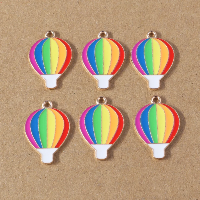 10 Stück Emaille-Regenbogen-Flaggen-Anhänger, Charms für Schmuckherstellung, Ohrringe, Halskette, DIY, Armband, Zubehör, Zubehör – Detail 9