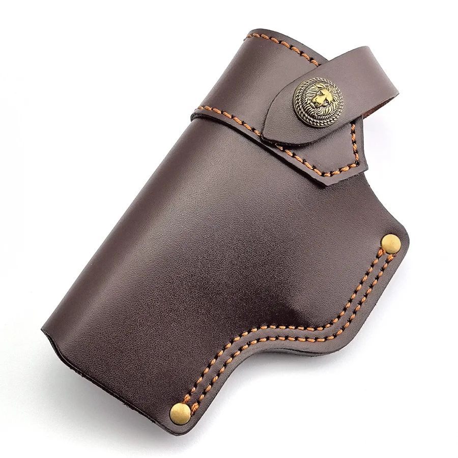 IWB Leather Holster, Genuine Leather Holster for Glock 17/19/23/26/27/29/30/32/33/36/38/39/42/43/43X/44-(EDC) Daily carrying