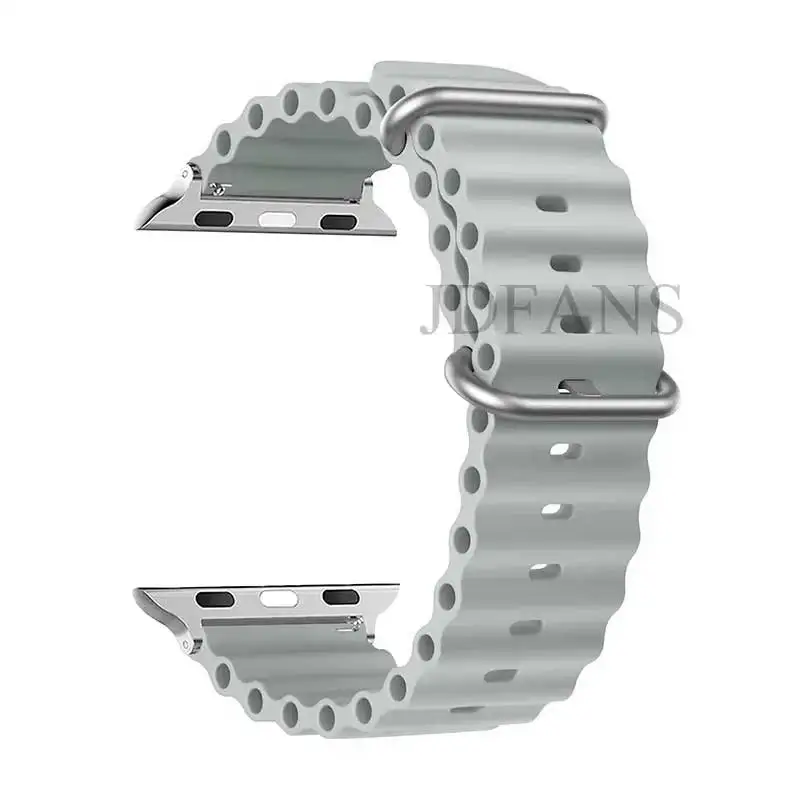 ตัวเลือกสินค้า เข็มขัดแท้ Apple Watch Ultra ยืดหยุ่น 49/44/45/41/40/38 มม.