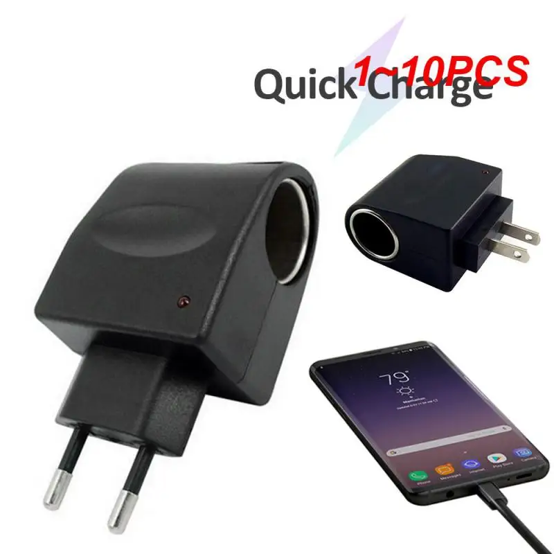 

1-10 шт., адаптер питания для автомобильного прикуривателя с 220 В на 12 В постоянного тока