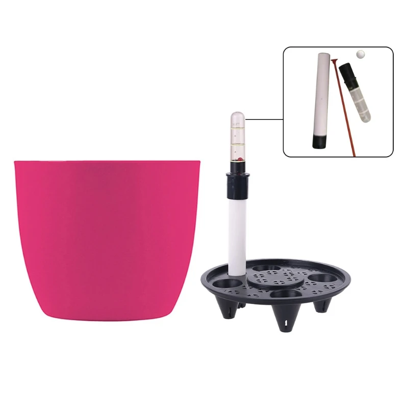 PP Self Watering Flower Pots with Water Level Indicators