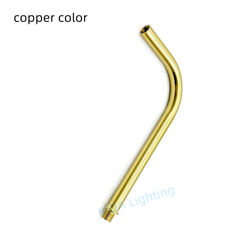 Description Picture 4 of itemMetal Lamp Tooth Tube Bent Pipe Wall lamp Pendant Lamp Ceiling Lamp Steering Connecting Pipe M10 Thread Tube Long Tube Lamp Base