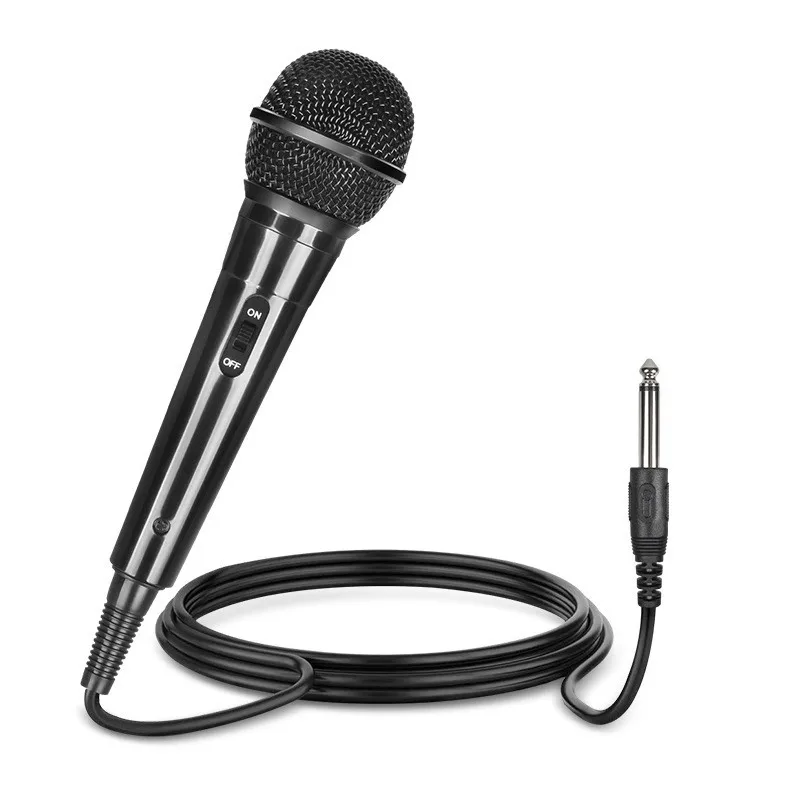 Professional Wired Dynamic Microphone Vocal Mic with XLR to 6.5mm Cable for Karaoke Recording