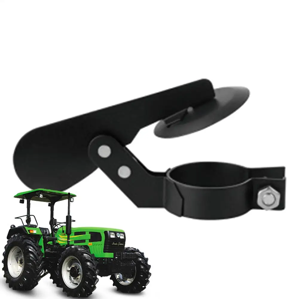 Traktor-Auspuffklappe, Traktor-Auspuff-Wetterklappe, Mehrzweck-Regenklappe aus Kohlenstoffstahl, verschleißfeste schwarze Auspuffabdeckung – Detail 4